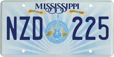 MS license plate NZD225