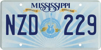 MS license plate NZD229