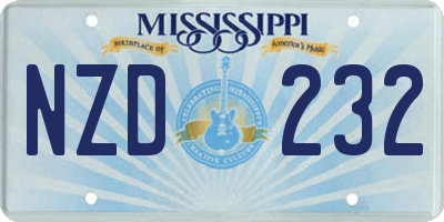 MS license plate NZD232
