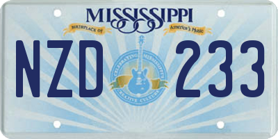 MS license plate NZD233