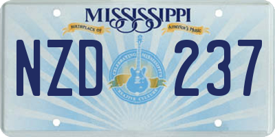 MS license plate NZD237