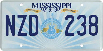 MS license plate NZD238