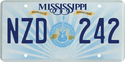 MS license plate NZD242