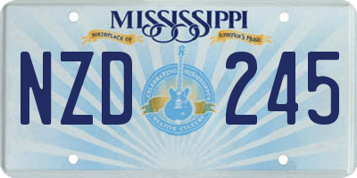 MS license plate NZD245