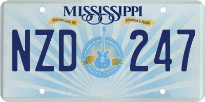 MS license plate NZD247