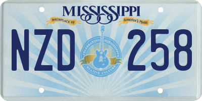 MS license plate NZD258