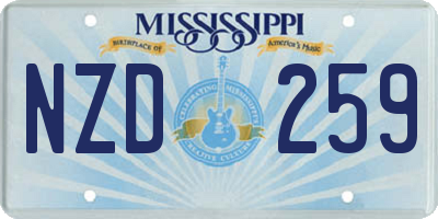 MS license plate NZD259