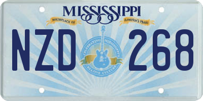 MS license plate NZD268