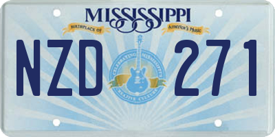 MS license plate NZD271