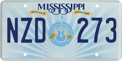 MS license plate NZD273