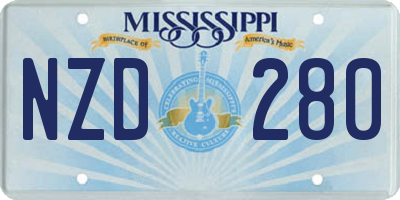 MS license plate NZD280