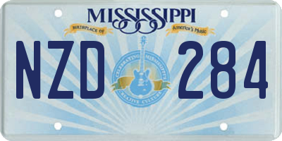 MS license plate NZD284