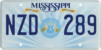 MS license plate NZD289