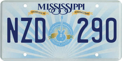 MS license plate NZD290