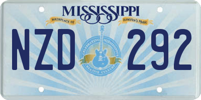 MS license plate NZD292