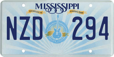 MS license plate NZD294