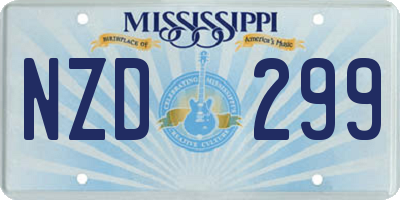 MS license plate NZD299