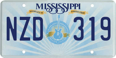 MS license plate NZD319