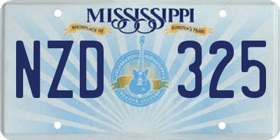 MS license plate NZD325