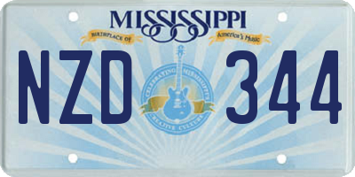 MS license plate NZD344
