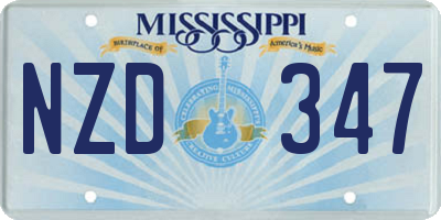 MS license plate NZD347