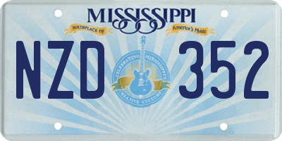 MS license plate NZD352