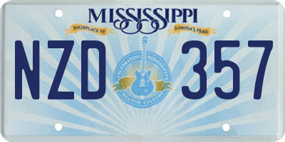 MS license plate NZD357