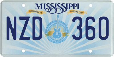 MS license plate NZD360