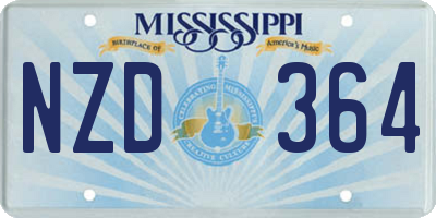 MS license plate NZD364