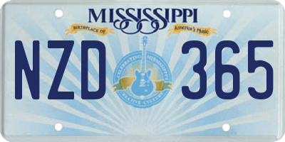 MS license plate NZD365