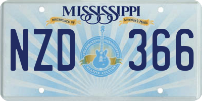 MS license plate NZD366