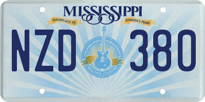MS license plate NZD380
