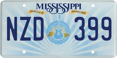 MS license plate NZD399