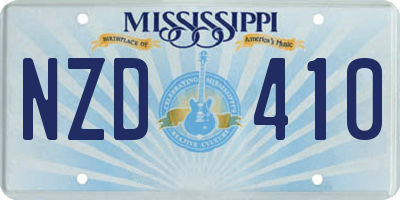 MS license plate NZD410