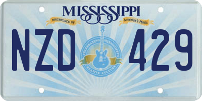 MS license plate NZD429