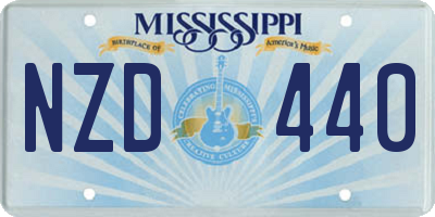 MS license plate NZD440