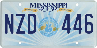 MS license plate NZD446