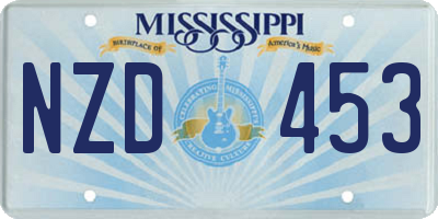 MS license plate NZD453