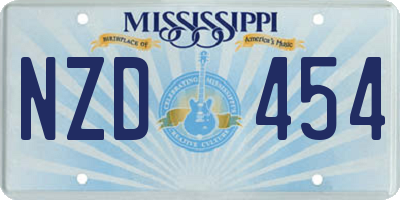 MS license plate NZD454