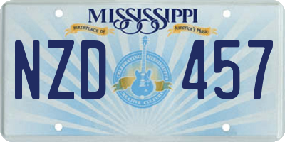 MS license plate NZD457