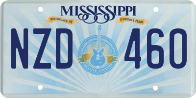 MS license plate NZD460