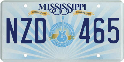 MS license plate NZD465