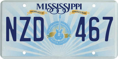 MS license plate NZD467