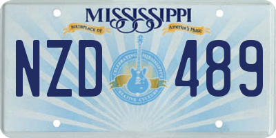 MS license plate NZD489