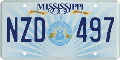 MS license plate NZD497
