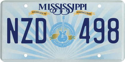 MS license plate NZD498