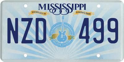 MS license plate NZD499