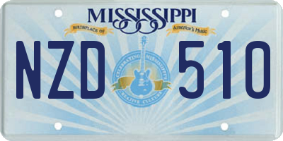 MS license plate NZD510