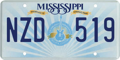 MS license plate NZD519
