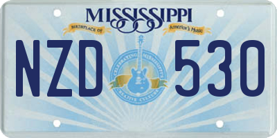 MS license plate NZD530